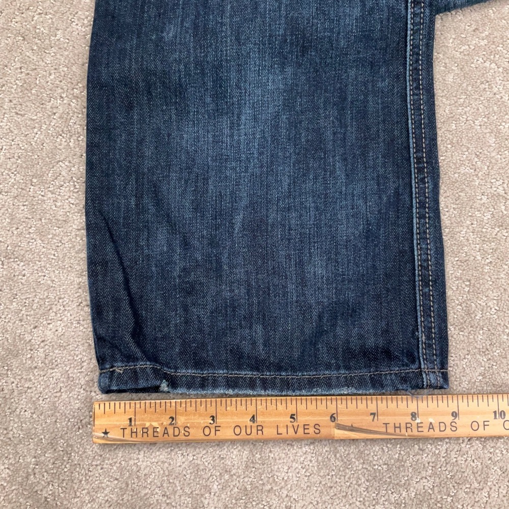 Silver Jeans Co Jeans Mens 36x30 Blue Nash Whisker Straight Western Stitch Denim - Picture 9 of 12
